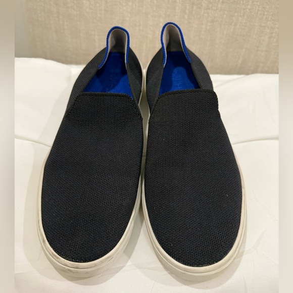 Rothy’s Women’s Loafers – Black & Blue Slip-Ons – Size 8.5 - Picture 3 of 6